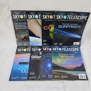 Sky & Telescope Magazine Mix Lot of 8 from 2020 2022 2023 Astronomy Nightscapes